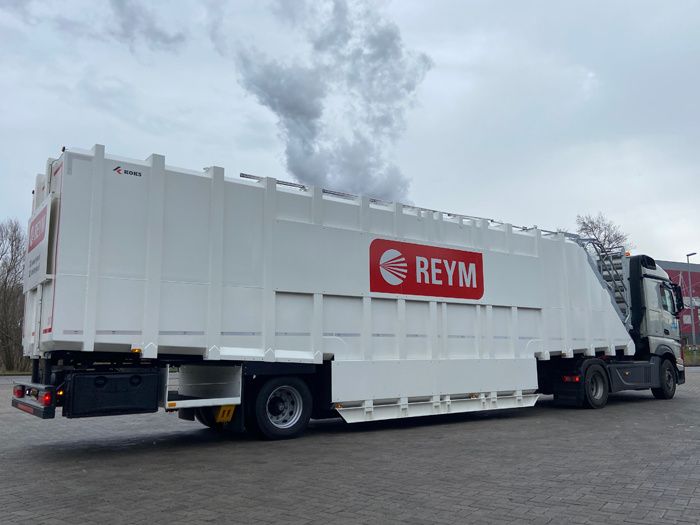KOKS Tainer 86 m3 mobile storage container delivered to Reym Veendam